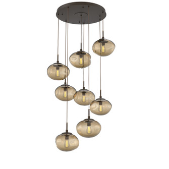 Nova Eight Light Pendant in Flat Bronze (404|CHB0064-08-FB-B-C01-E2)