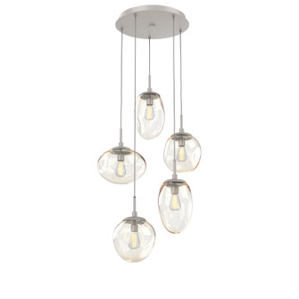 Cosmos Five Light Pendant in Beige Silver (404|CHB0065-05-BS-A-C01-E2)