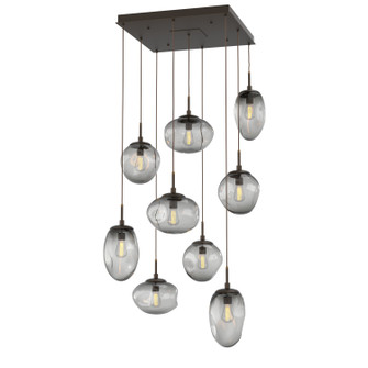 Cosmos Nine Light Pendant in Flat Bronze (404|CHB0065-09-FB-S-C01-E2)