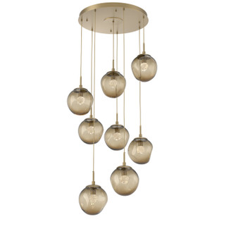 Aster LED Pendant in Gilded Brass (404|CHB0066-08-GB-FB-C01-L1)