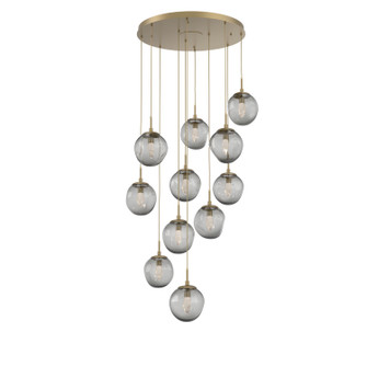 Aster LED Pendant in Gilded Brass (404|CHB0066-11-GB-GS-C01-L3)