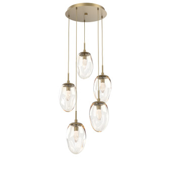 Meteo LED Pendant in Gilded Brass (404|CHB0067-05-GB-GA-C01-L1)