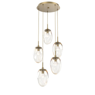 Meteo LED Pendant in Gilded Brass (404|CHB0067-05-GB-ZA-C01-L3)