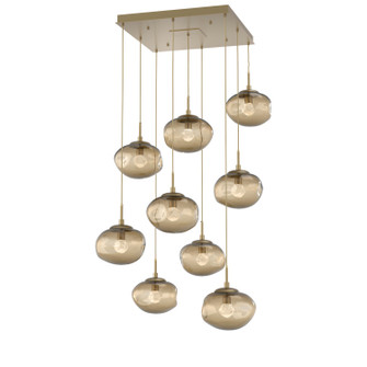 Nebula LED Pendant in Gilded Brass (404|CHB0068-09-GB-ZB-C01-L3)