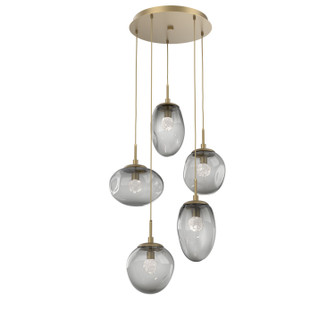 Cosmos LED Pendant in Gilded Brass (404|CHB0069-05-GB-FS-C01-L1)