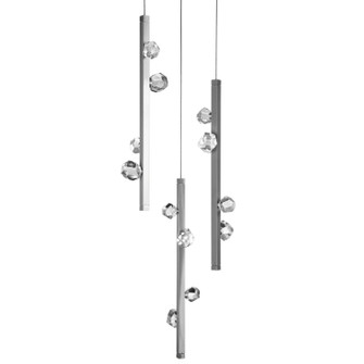 Stella LED Pendant in Satin Nickel (404|CHB0070-03-SN-CZ-CA1-L3)