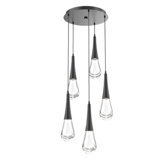 Raindrop LED Pendant in Matte Black (404|CHB0078-05-MB-C-C01-L1)