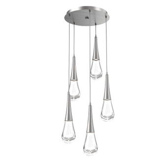 Raindrop LED Pendant in Satin Nickel (404|CHB0078-05-SN-C-C01-L1)