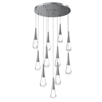 Raindrop LED Pendant in Gunmetal (404|CHB0078-11-GM-C-C01-L1)