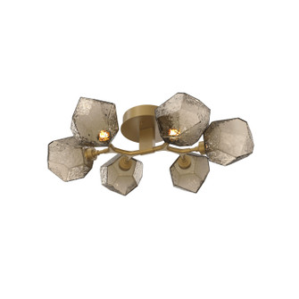 Gem LED Flush Mount in Gilded Brass (404|CLB0039-01-GB-B-L1)