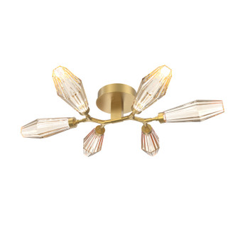 Aalto LED Flush Mount in Gilded Brass (404|CLB0049-01-GB-RA-L1)