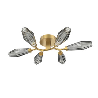 Aalto LED Flush Mount in Gilded Brass (404|CLB0049-01-GB-RS-L3)