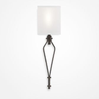 Urban Loft One Light Wall Sconce in Flat Bronze (404|CSB0026-0A-FB-BG-E2)