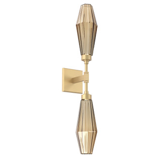 Aalto LED Wall Sconce in Gilded Brass (404|IDB0049-02-GB-RB-L3)