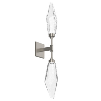 Rock Crystal LED Wall Sconce in Beige Silver (404|IDB0050-02-BS-CC-L1)