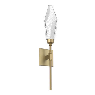 Rock Crystal LED Wall Sconce in Gilded Brass (404|IDB0050-04-GB-CC-L3)