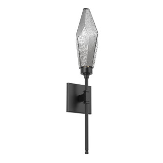 Rock Crystal LED Wall Sconce in Matte Black (404|IDB0050-04-MB-CS-L3)