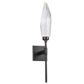 Rock Crystal LED Wall Sconce in Matte Black (404|IDB0050-07-MB-CA-L1)