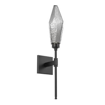 Rock Crystal LED Wall Sconce in Matte Black (404|IDB0050-07-MB-CS-L1)