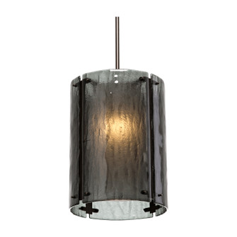 Textured Glass One Light Pendant in Flat Bronze (404|LAB0044-16-FB-SG-001-E2)