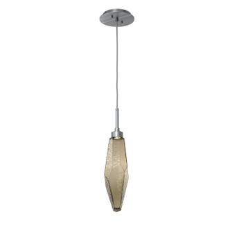 Rock Crystal LED Pendant in Gunmetal (404|LAB0050-17-GM-CB-C01-L3)