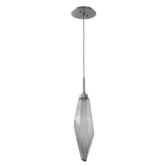 Rock Crystal LED Pendant in Gunmetal (404|LAB0050-19-GM-CS-C01-L1)