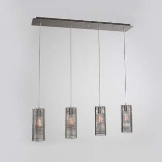 Downtown Mesh Seven Light Pendant in Gilded Brass (404|PLB0020-07-GB-F-C01-E2)