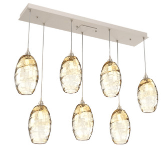 Ellisse Linear Pendant in Beige Silver (404|PLB0035-07-BS-OA-C01-E2)