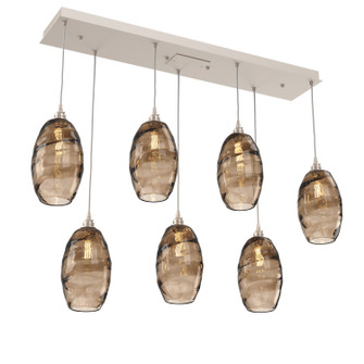 Ellisse Seven Light Pendant in Beige Silver (404|PLB0035-07-BS-OB-C01-E2)