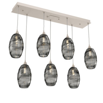 Ellisse Linear Pendant in Beige Silver (404|PLB0035-07-BS-OS-C01-E2)