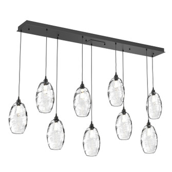 Ellisse Linear Pendant in Matte Black (404|PLB0035-09-MB-OC-C01-E2)
