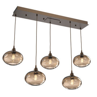 Coppa Five Light Pendant in Flat Bronze (404|PLB0036-05-FB-OB-C01-E2)