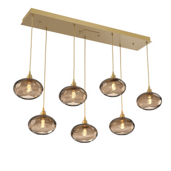 Coppa Linear Pendant in Gilded Brass (404|PLB0036-07-GB-OB-C01-E2)