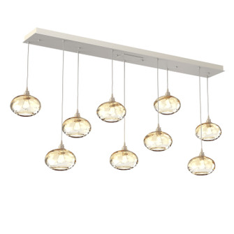 Coppa Linear Pendant in Beige Silver (404|PLB0036-09-BS-OA-C01-E2)