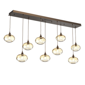 Coppa Linear Pendant in Flat Bronze (404|PLB0036-09-FB-OA-C01-E2)