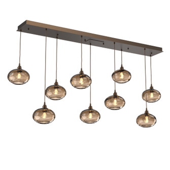 Coppa Nine Light Pendant in Flat Bronze (404|PLB0036-09-FB-OB-C01-E2)