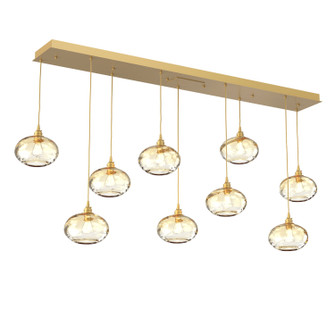 Coppa Linear Pendant in Gilded Brass (404|PLB0036-09-GB-OA-C01-E2)