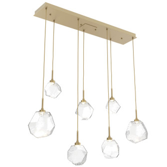 Gem LED Linear Pendant in Gilded Brass (404|PLB0039-07-GB-C-C01-L3)