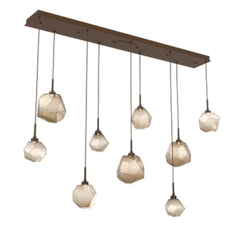 Gem LED Linear Pendant in Flat Bronze (404|PLB0039-09-FB-B-C01-L1)