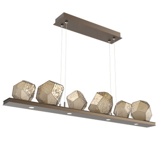 Gem LED Linear Suspension in Flat Bronze (404|PLB0039-0B-FB-B-CA1-L3)