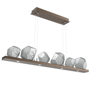 Gem LED Linear Suspension in Flat Bronze (404|PLB0039-0B-FB-S-CA1-L1)