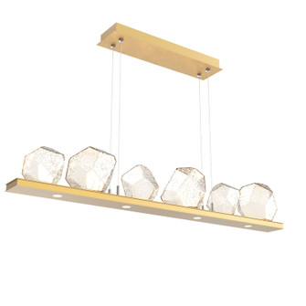 Gem LED Linear Suspension in Gilded Brass (404|PLB0039-0B-GB-A-CA1-L3)