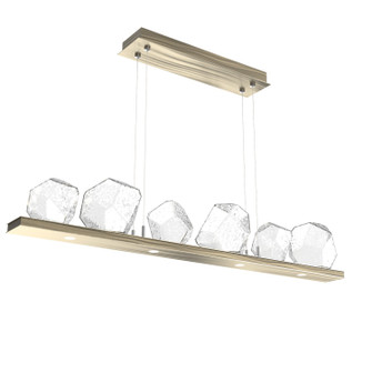 Gem LED Linear Suspension in Heritage Brass (404|PLB0039-0B-HB-C-CA1-L3)