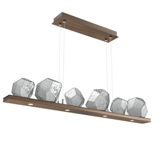 Gem LED Linear Suspension in Oil Rubbed Bronze (404|PLB0039-0B-RB-S-CA1-L1)