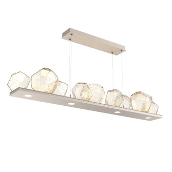 Gem LED Linear Suspension in Beige Silver (404|PLB0039-0C-BS-A-CA1-L3)