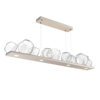 Gem LED Linear Suspension in Beige Silver (404|PLB0039-0C-BS-C-CA1-L3)