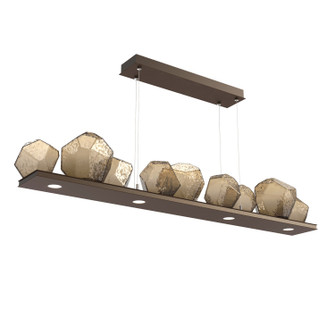 Gem LED Linear Suspension in Flat Bronze (404|PLB0039-0C-FB-B-CA1-L3)