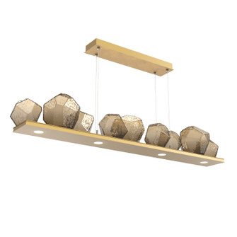 Gem LED Linear Suspension in Gilded Brass (404|PLB0039-0C-GB-B-CA1-L1)