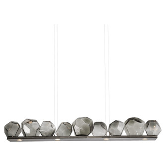 Gem LED Linear Suspension in Gunmetal (404|PLB0039-0C-GM-S-CA1-L1)