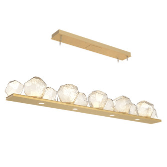 Gem LED Linear Suspension in Gilded Brass (404|PLB0039-0E-GB-A-CA1-L3)